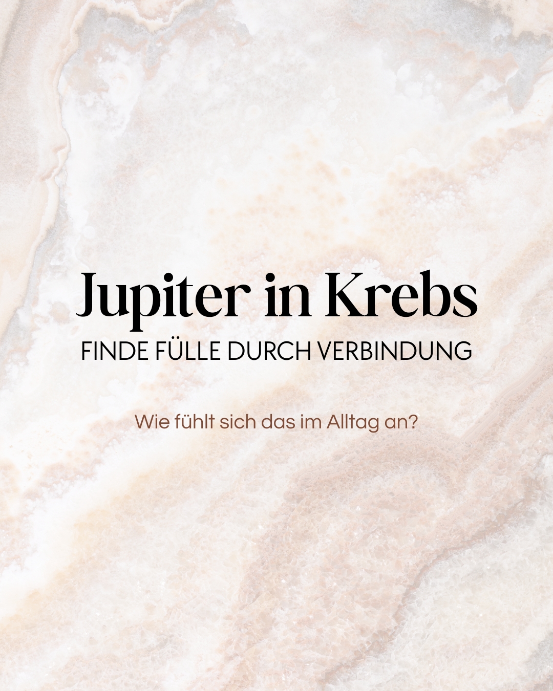 Jupiter in Krebs im Alltag