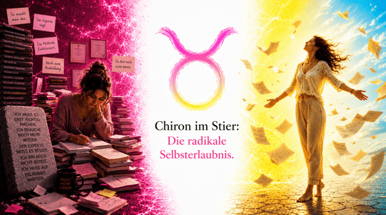 Chiron im Stier: Das Bewusstseinsfeld der radikalen Selbsterlaubnis