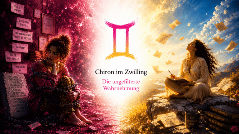 Chiron im Zwilling: Das Bewusstseinsfeld ungefilterter Wahrnehmung