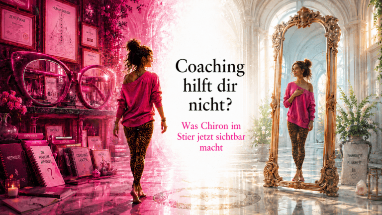 Coaching hilft nicht? Was Chiron im Stier jetzt sichtbar macht